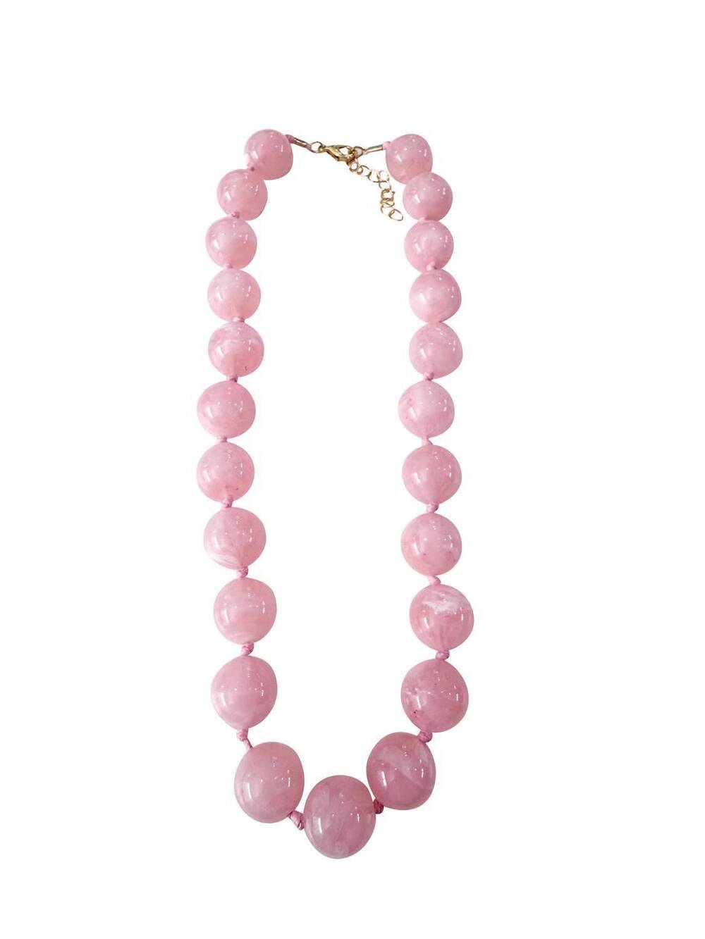 NEW GEMELLI the nantucket necklace in pink